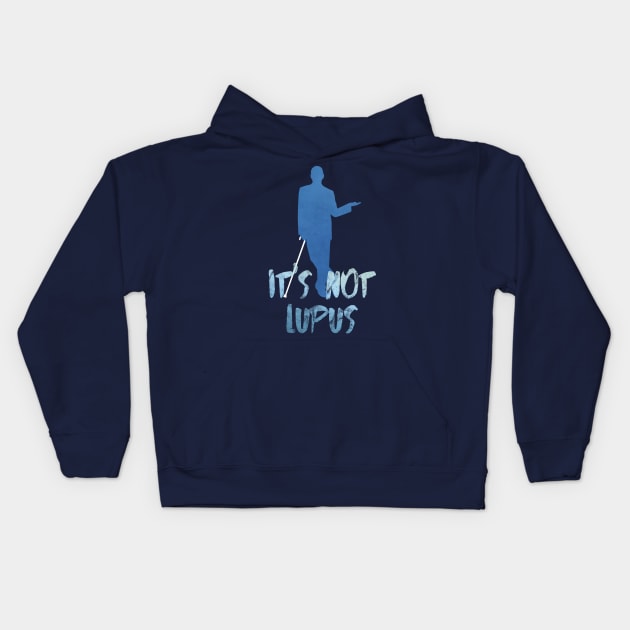 It's not lupus Kids Hoodie by LateralArt